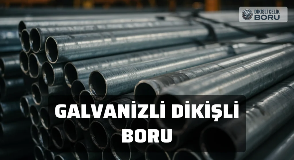 Galvanizli Dikişli Boru